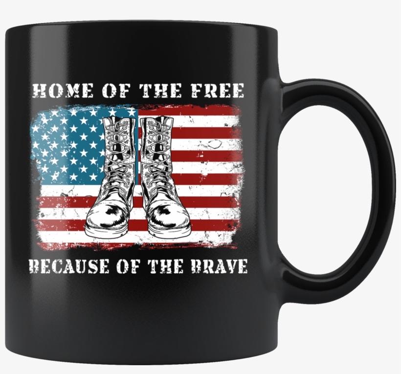 American Flag Home Of The Free Combat Boots Veterans - You Can T Make Everybody Happy You, transparent png #7953079