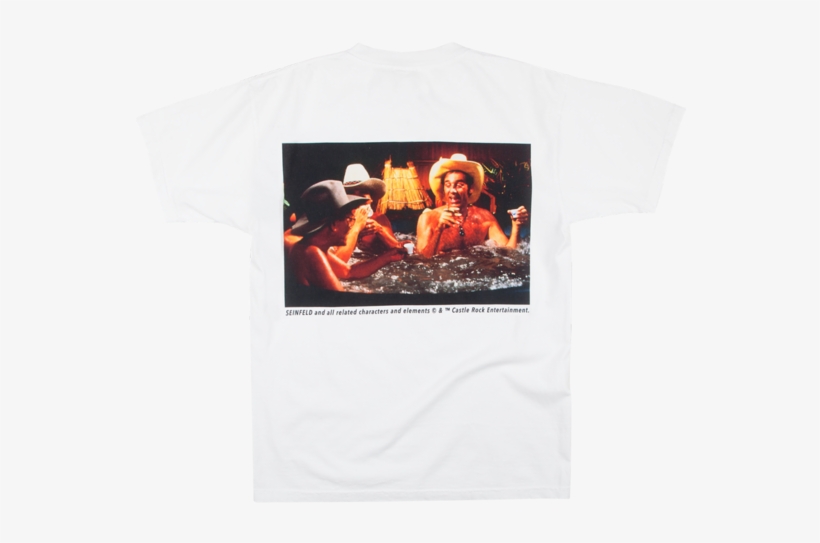 Seinfeld Hot Tub White Tee - Active Shirt, transparent png #7953379