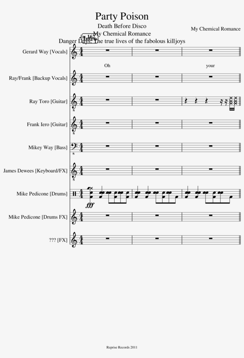 Party Poison Slide, Image - Document, transparent png #7953443