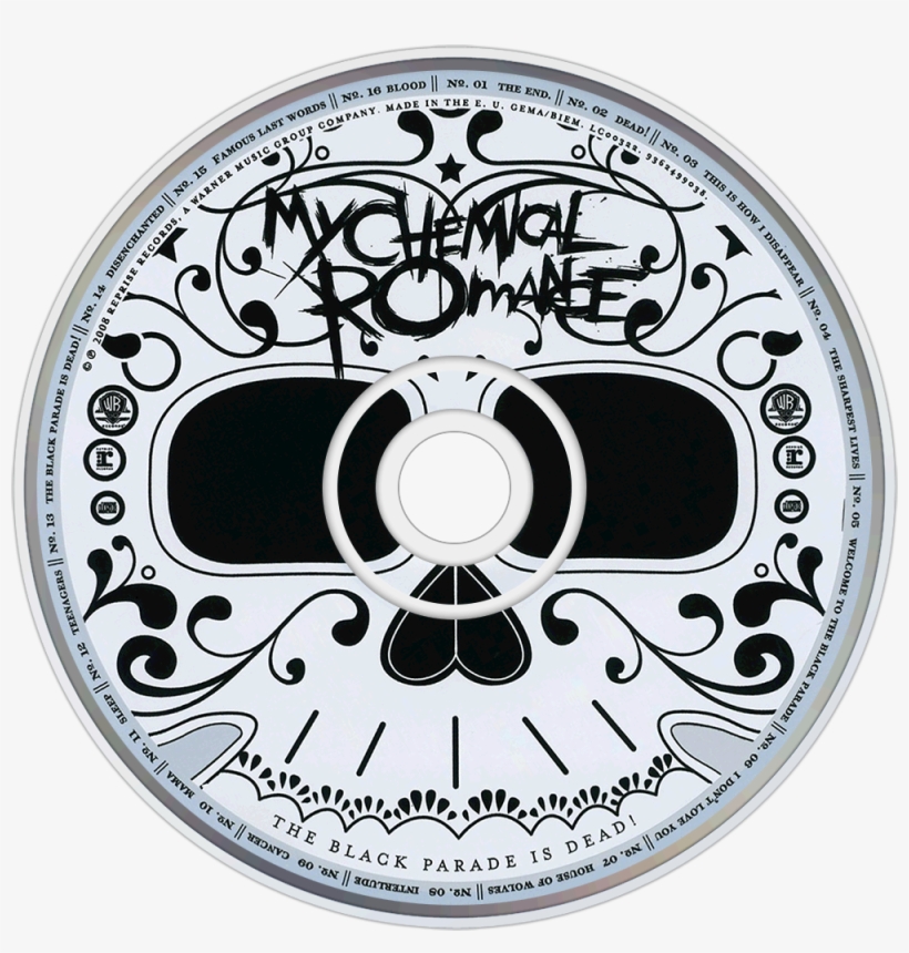 My Chemical Romance The Black Parade Is Dead Cd Disc - My Chemical Romance The Black, transparent png #7953495