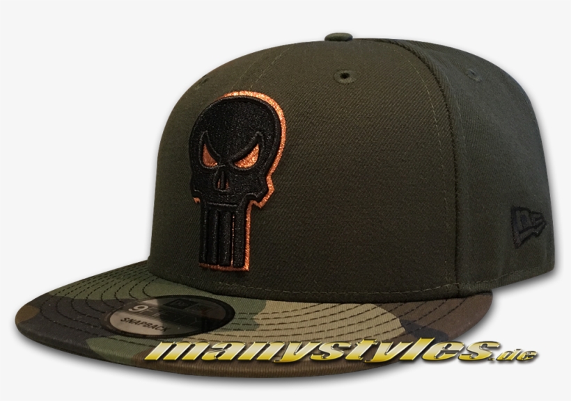 Marvel Comics The Punisher 9fifty Dark Rifle Green - New Era Cap Company, transparent png #7953598