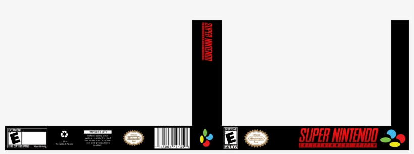 Super Nintendo Game Cover Template, transparent png #7953845