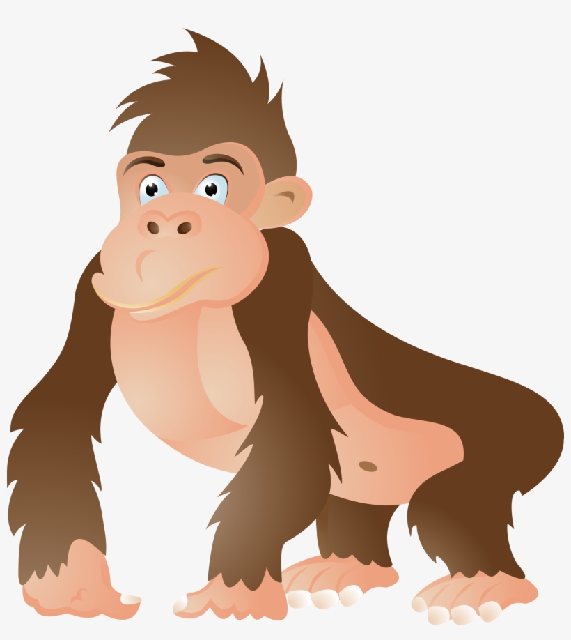 Gorilla Ape Chimpanzee Cartoon Clip Art - Ape Clipart - Free Transparent PNG Download - PNGkey Gorilla Ape Chimpanzee Cartoon Clip Art - Ape Clipart - Free Transparent PNG Download - PNGkey