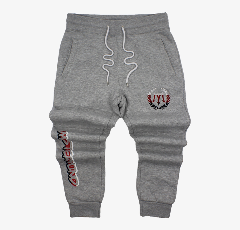 Image Of Gray Demon "grafitti" Sweatpants - Leggings, transparent png #7955051