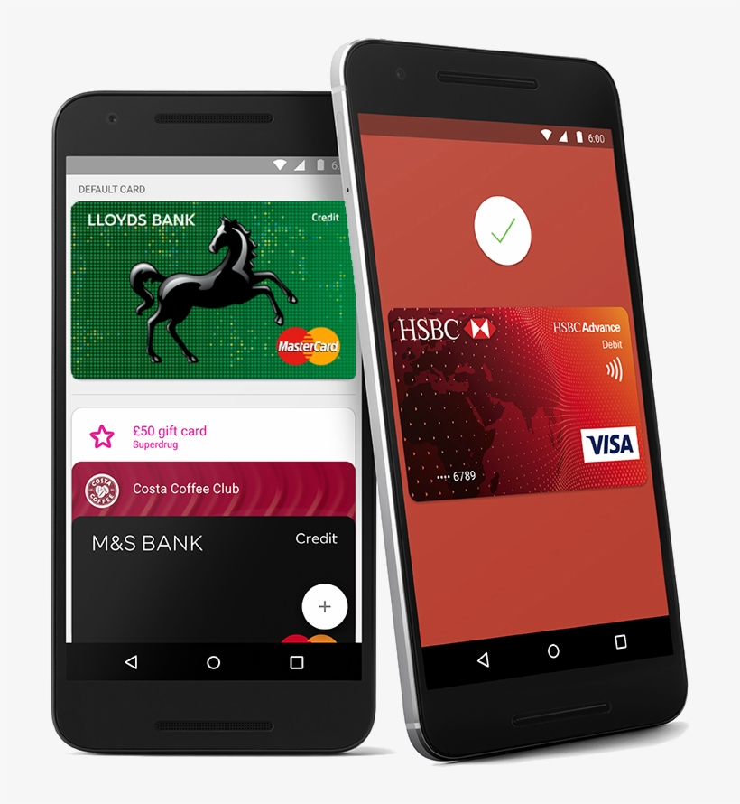 Android Pay Adopted By Santander, Natwest, Rbs And - Mbna Android Pay, transparent png #7955388
