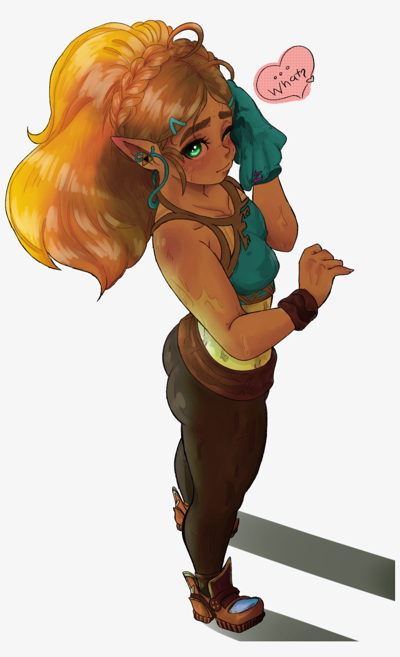 Original) Loading Princess Zelda - Cartoon, transparent png #7955463