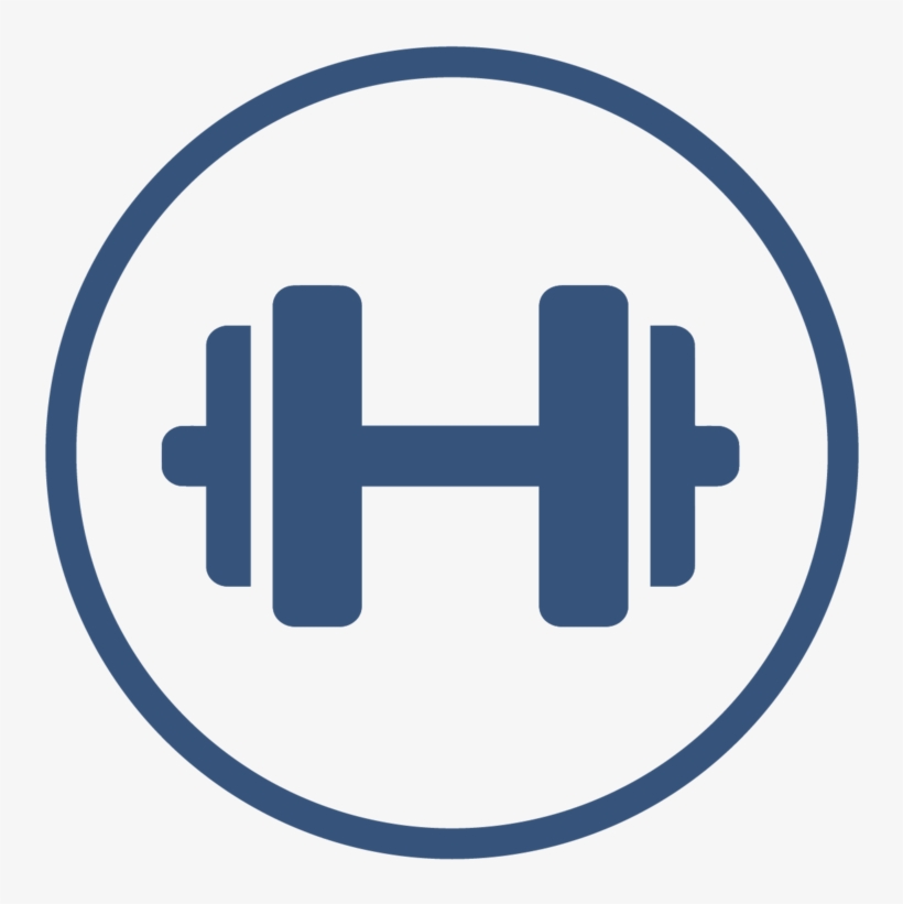 Bkwl Service Icons Navy Fitness - Clipart Transparent Background Dumbbell, transparent png #7955717