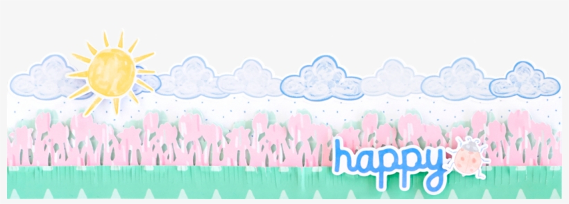 Tulips Border Punch3 Border Creative Memories, transparent png #7955911