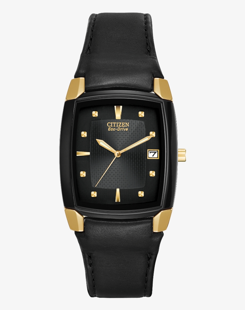 Smooth Cool Lines Dramatic Black Dial Yeah Bm6574 09e - Watch, transparent png #7956426