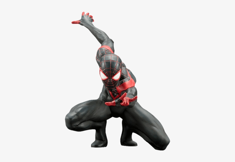 1 Of - Miles Morales Spider Man Figure, transparent png #7956729