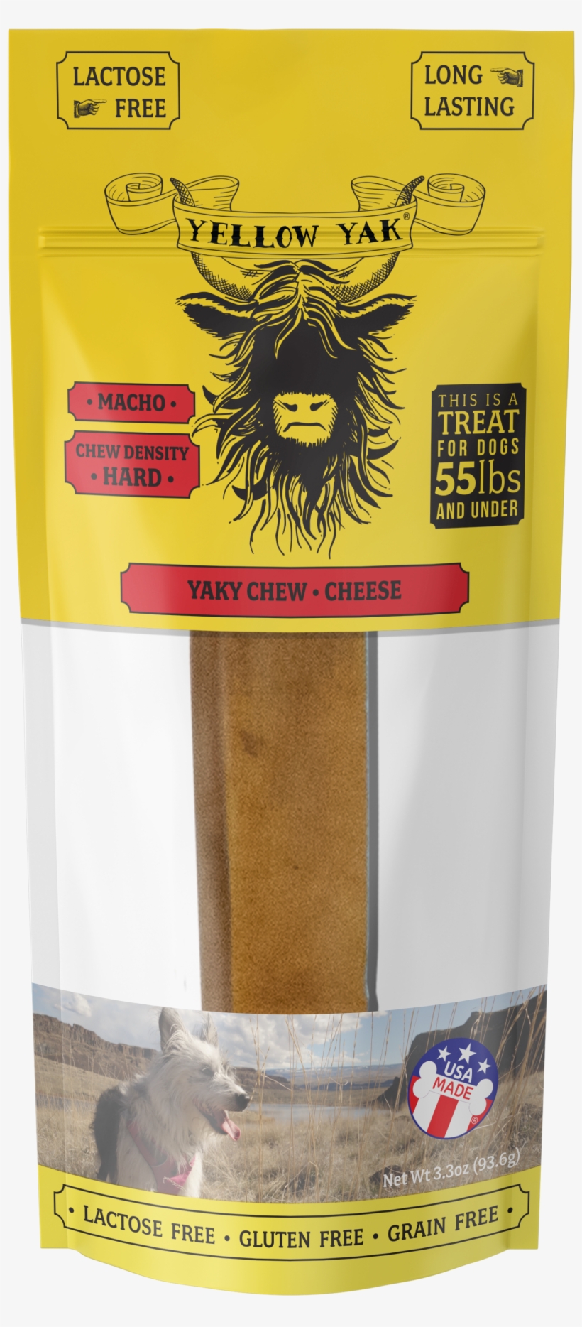 Hard Macho Yaky Chew Cheese Treat For Dogs - Puppy, transparent png #7958467