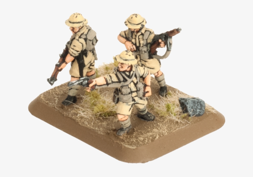 Flames Of War British Rifle Platoon Br733 - Soldier, transparent png #7959020