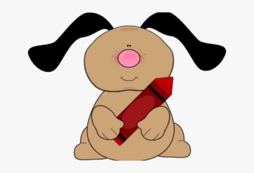 Crayon Clipart Red Crayon - Dogs Red Crayon, transparent png #7959101