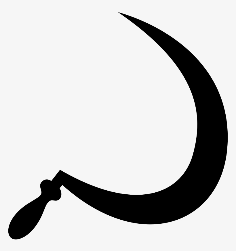 Sickle Without Hammer - Hammer And Sickle Without Hammer, transparent png #7959343