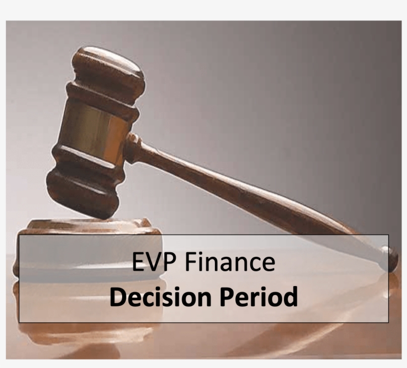 Evp Of Finance Decision Period, transparent png #7959541