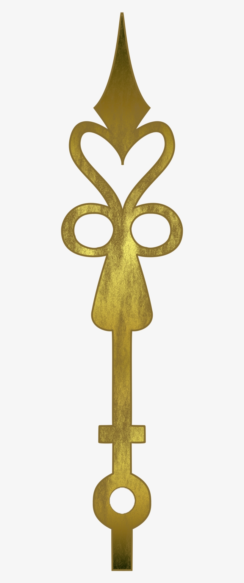 Clock Gold Golden Pointer 598124 - Brass, transparent png #7959708