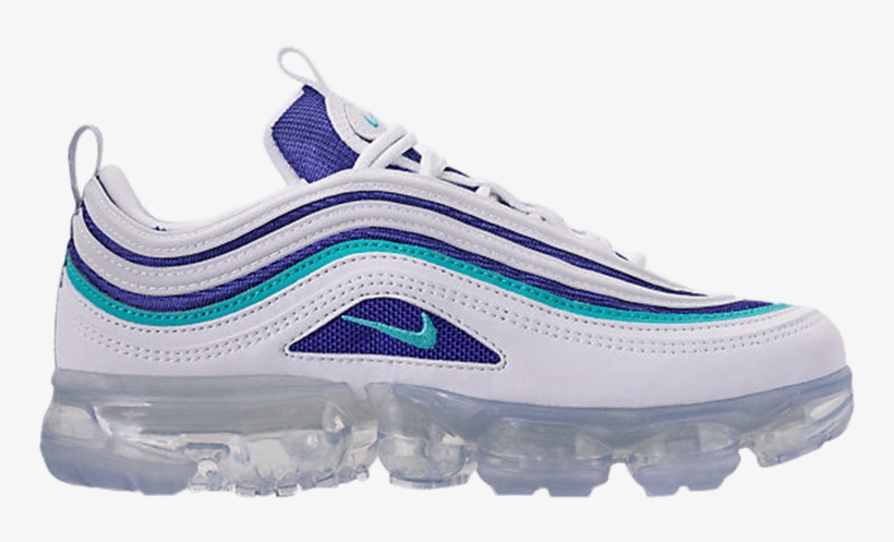 Nike Air Vapormax 97 Gs 'white Indigo Burst' - Nike Air Vapormax 97, transparent png #7960101