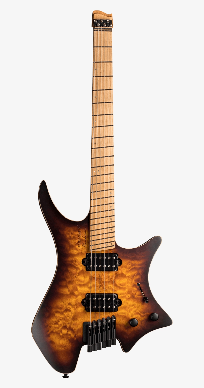Boden Standard 6-string Maple Quilt Bengal Burst - Strandberg Boden Original 7, transparent png #7960345