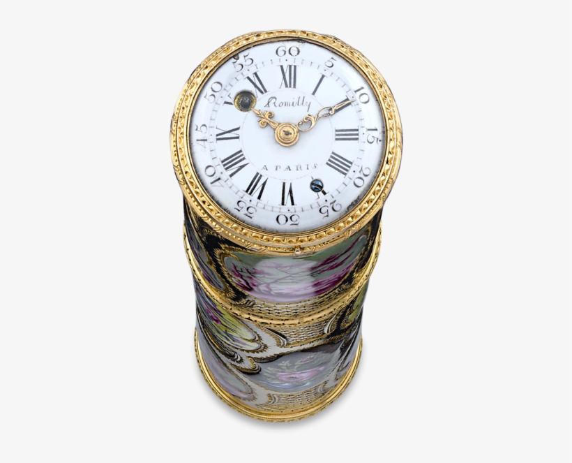 This Extraordinary Rare Louis Xv-period Gold And Enamel - Analog Watch, transparent png #7960577