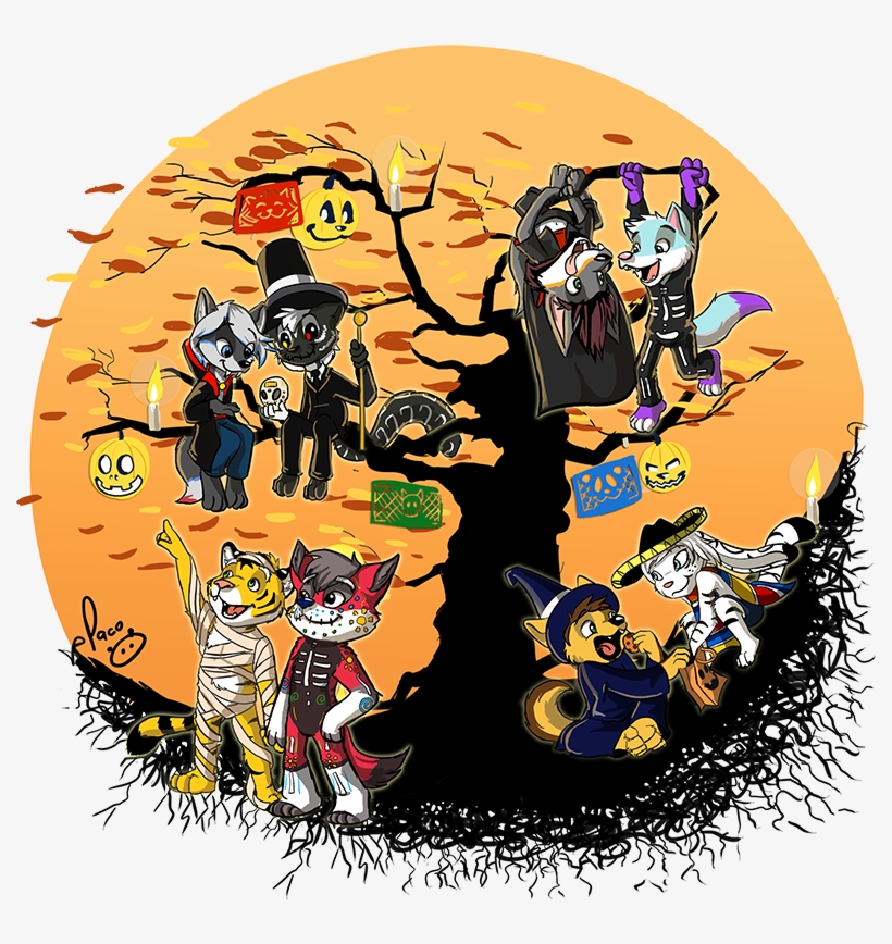 The Halloween Tree - Ray Bradbury Halloween Tree Illustrations, transparent png #7960642