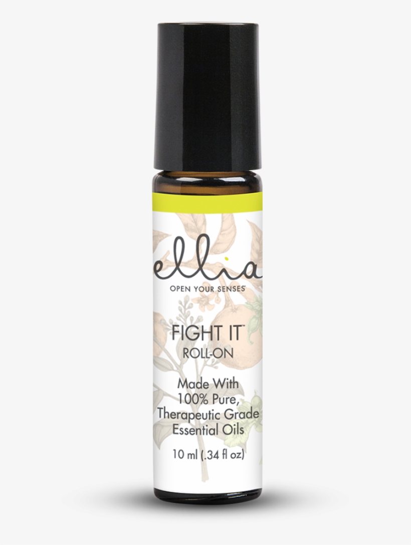 Fight It™ Essential Oil Blend - Ellia Jet Lag Essential Oil Roll-on, transparent png #7961654