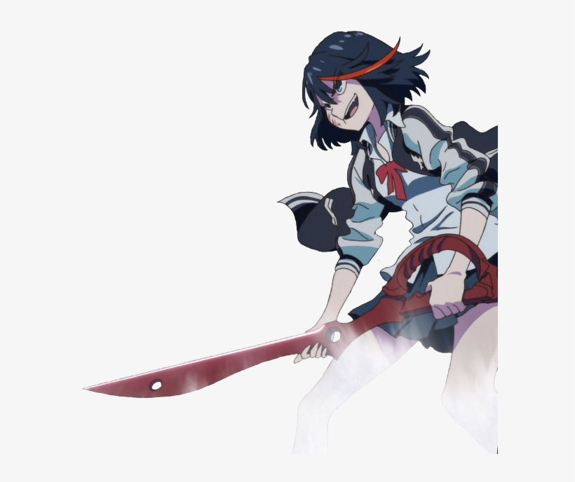 “ Transparent Beaten Up Ryuko - Ryuko Transparent, transparent png #7961735