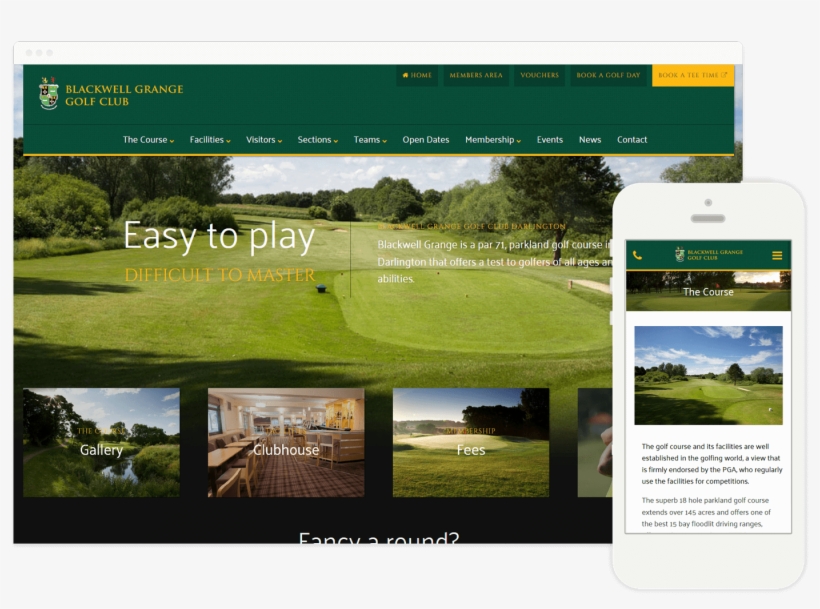 Website For A Golf Club - Lawn, transparent png #7961866