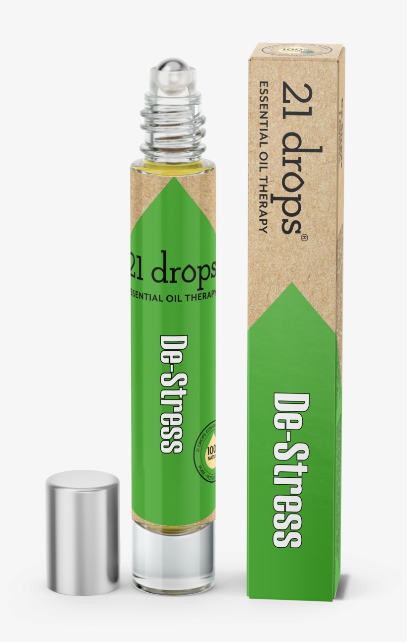 De-stress Roll On - 21 Drops Digest And Immunity Oil Blends, transparent png #7962070