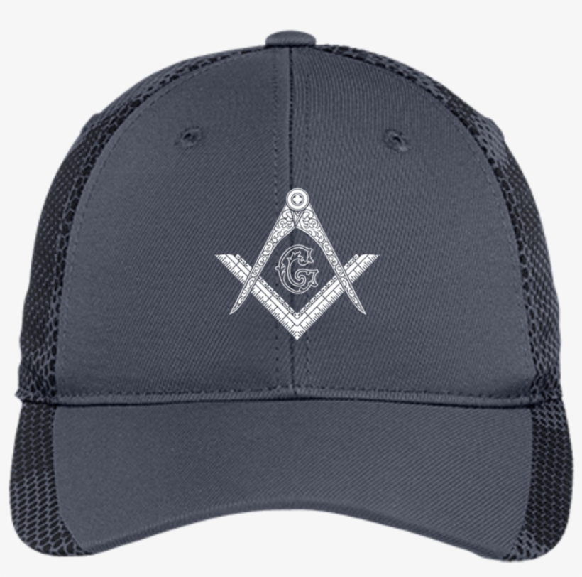 Square & Compass Sport-tek - Baseball Cap, transparent png #7962495