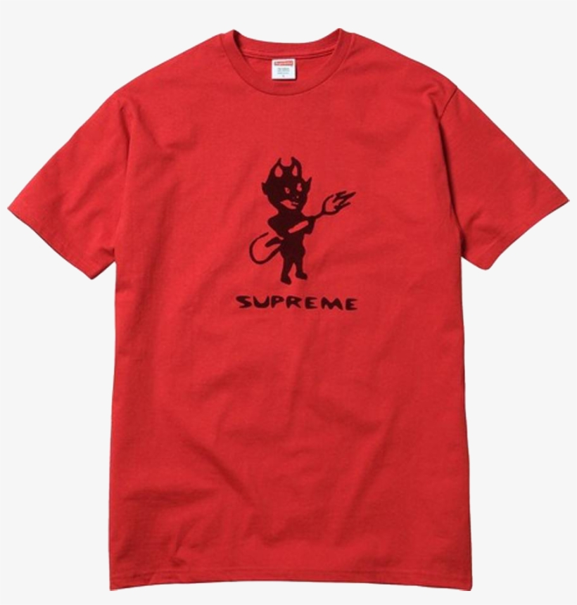 Supreme Tee Devil Red - Supreme Scarface Friend Tee, transparent png #7962707