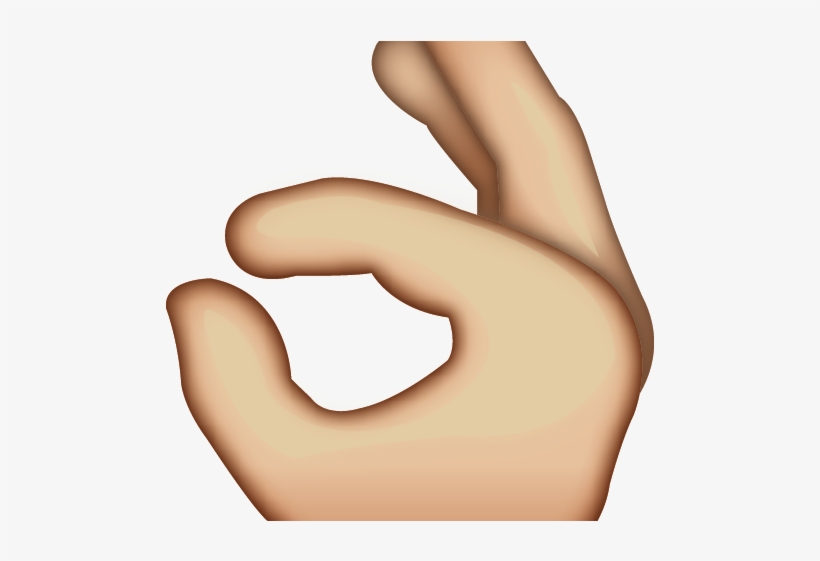 Hand Emoji Clipart Three - Hand Emoji Png Transparent, transparent png #7962740