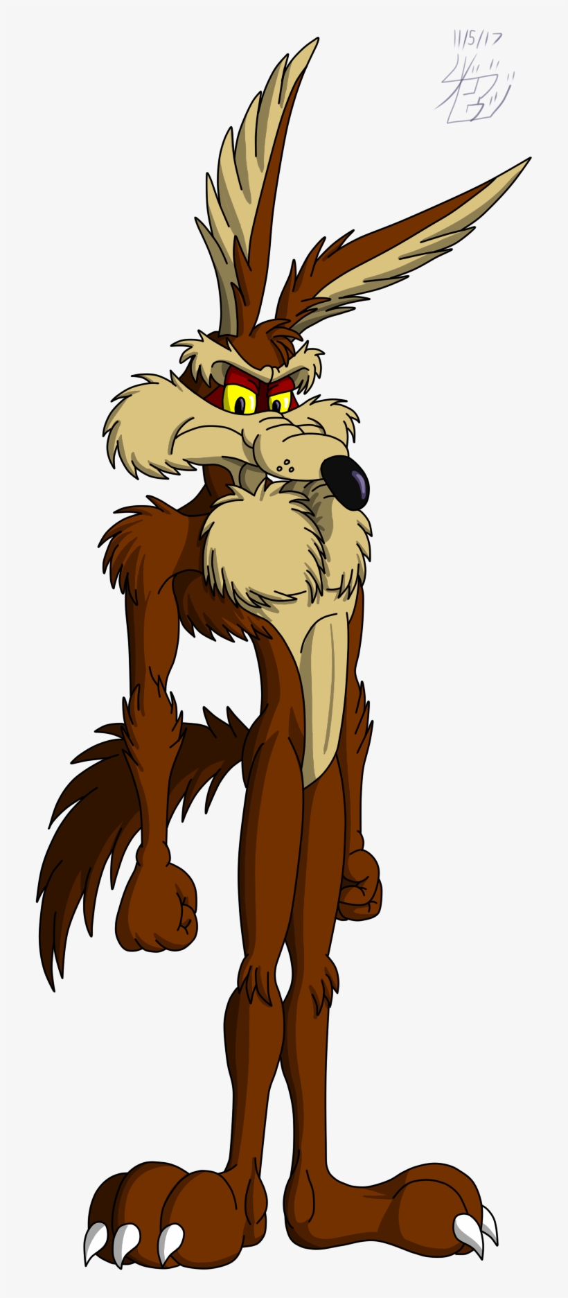 Wile E Coyote Art « Older - Wylie The Coyote, transparent png #7962870