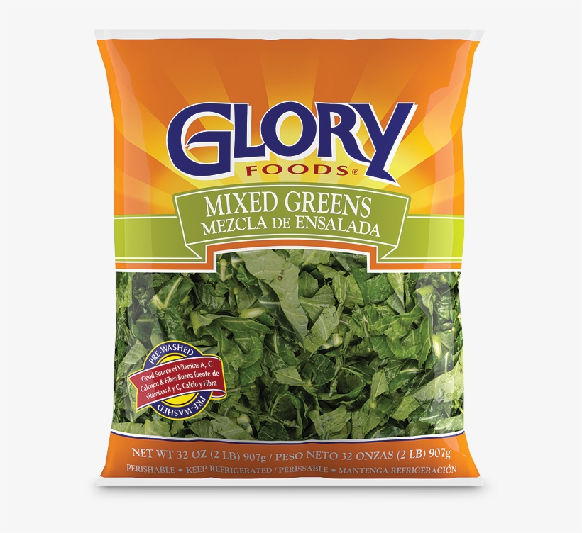 Fresh Mixed Greens - Mustard Greens Packaging, transparent png #7962873