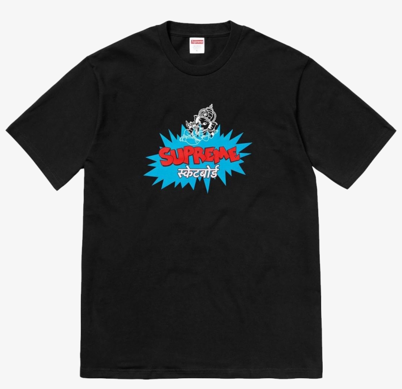 Supreme Ganesha Tee - Supreme Ganesha Tee Black, transparent png #7963133