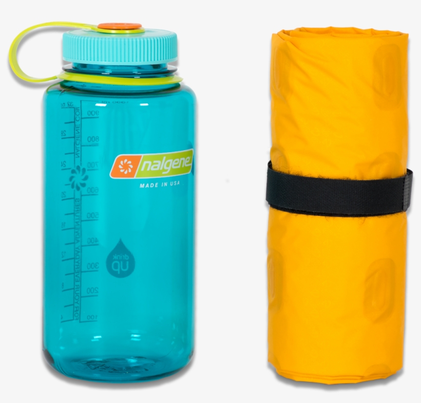 Tensor Sleeping Pad With Nalgene Bottle - Water Bottle, transparent png #7963293