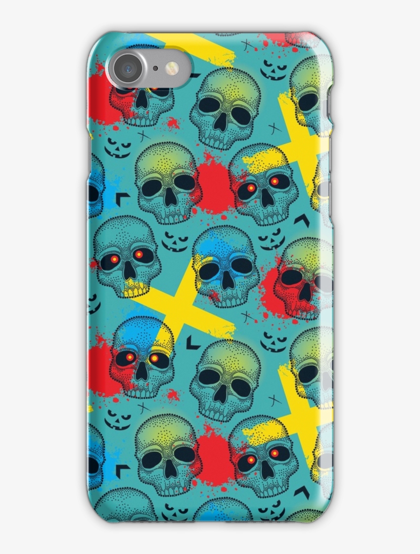 Pattern With Dotted Skull, Arrows, Crosses And Red, transparent png #7963365