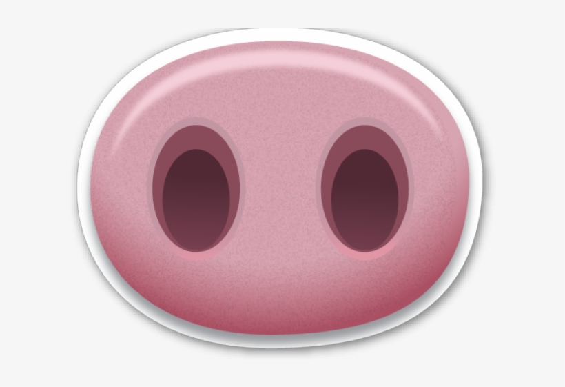 Emoji Clipart Pig - Pig Nose Printable, transparent png #7963478
