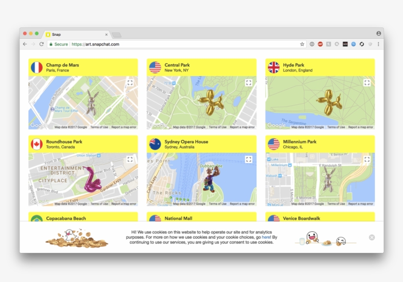 Snapchat Wrote On The Leaked Launch Site - Snapchat Jeff Koons, transparent png #7963903