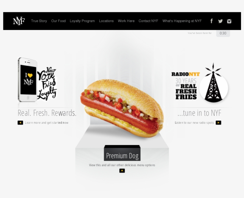 New York Fries Puckers Up On Snapchat For Valentine's - Chili Dog, transparent png #7963940