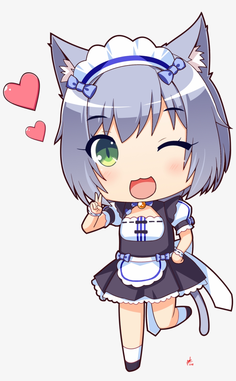 I Already Posted Milk In Maid Dress, So I Think She - Nekopara Milk, transparent png #7964006