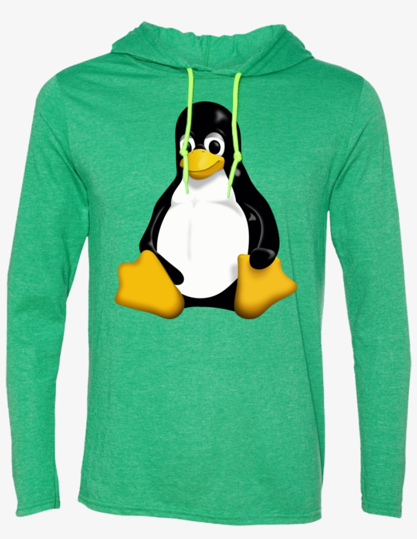 Linux Penguin Ls T-shirt Hoodie - Linux I Want To Believe, transparent png #7964145