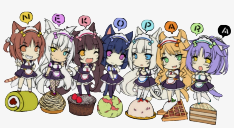 Nekopara Sticker, transparent png #7964558