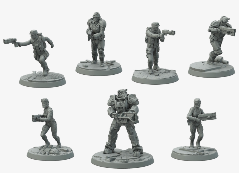 Wasteland Warfare - Fallout Wasteland Warfare Brotherhood Of Steel Core, transparent png #7964600