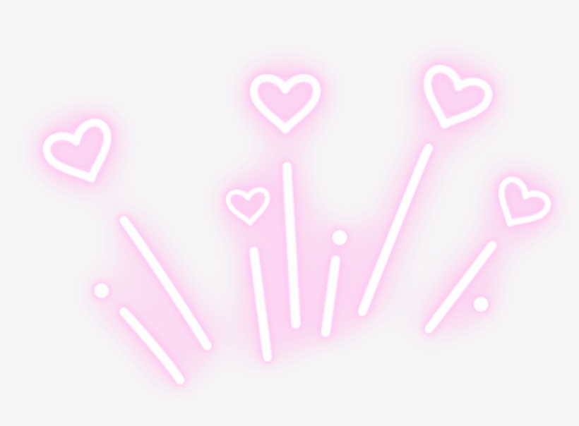 Free Png Download Picsart Neon Stickers Png Images - Aesthetic Cute Neon Signs, transparent png #7964839
