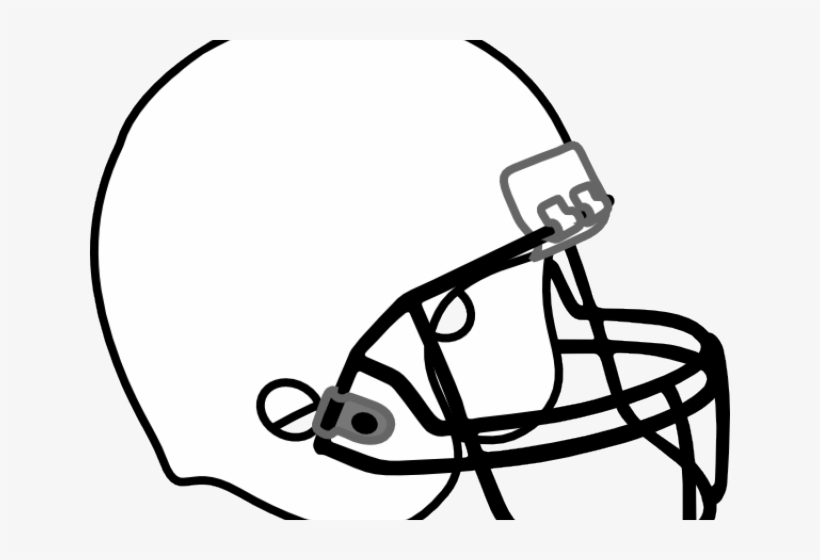 Black Clipart Football Helmet - Red Football Helmet Clipart, transparent png #7964875