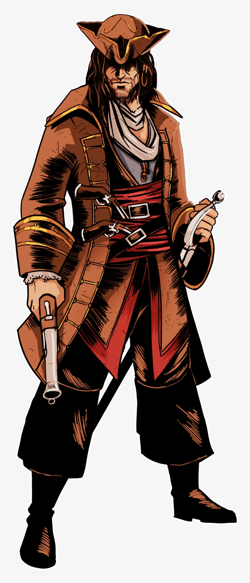Assassin's Creed Pirates Alonzo, transparent png #7965354