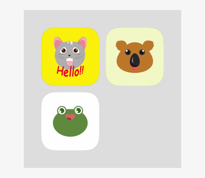 Animals Emoji Smiles Bundle On The App Store - Cartoon, transparent png #7965885