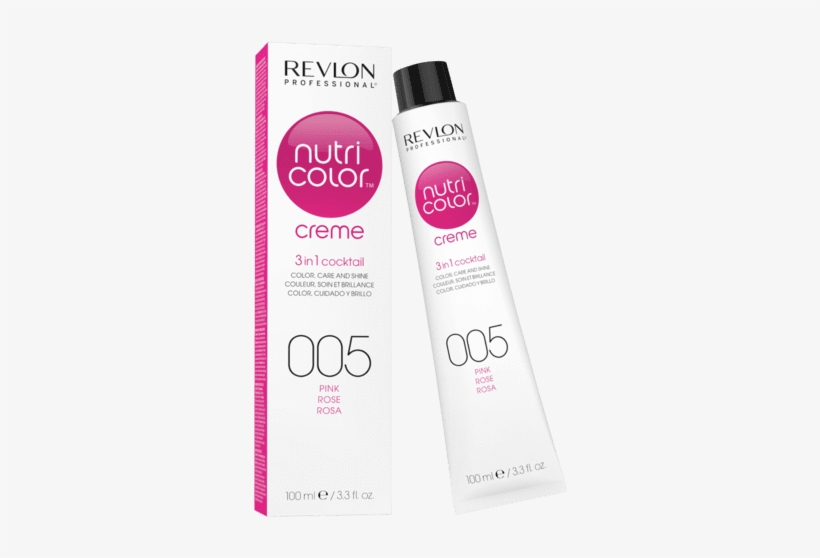 Revlon Professional Nutri Color Creme 005 Pink 100ml - Revlon, transparent png #7966259