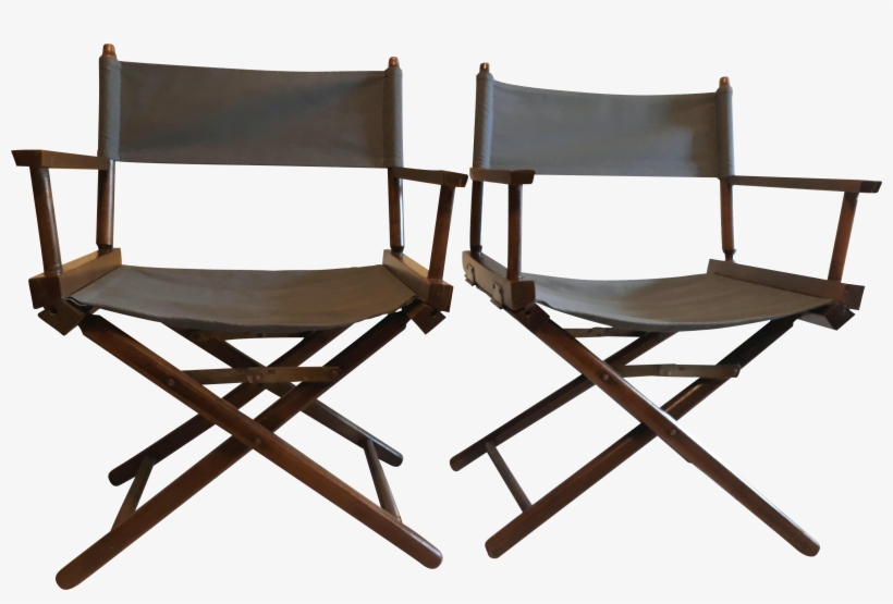 Vintage Restored Directors Chairs - Folding Chair, transparent png #7966737