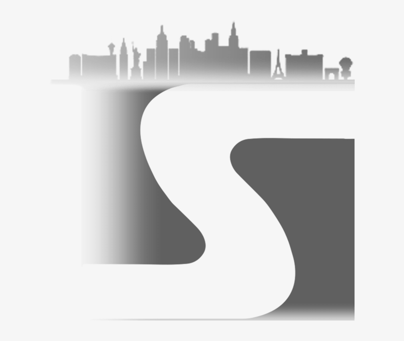 Las Vegas Cityscape Silhouette - Skyline, transparent png #7966843